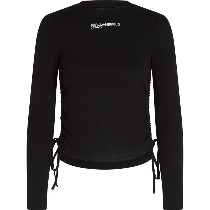 KARL LAGERFELD JEANS Tričko čierna / biela 66462370