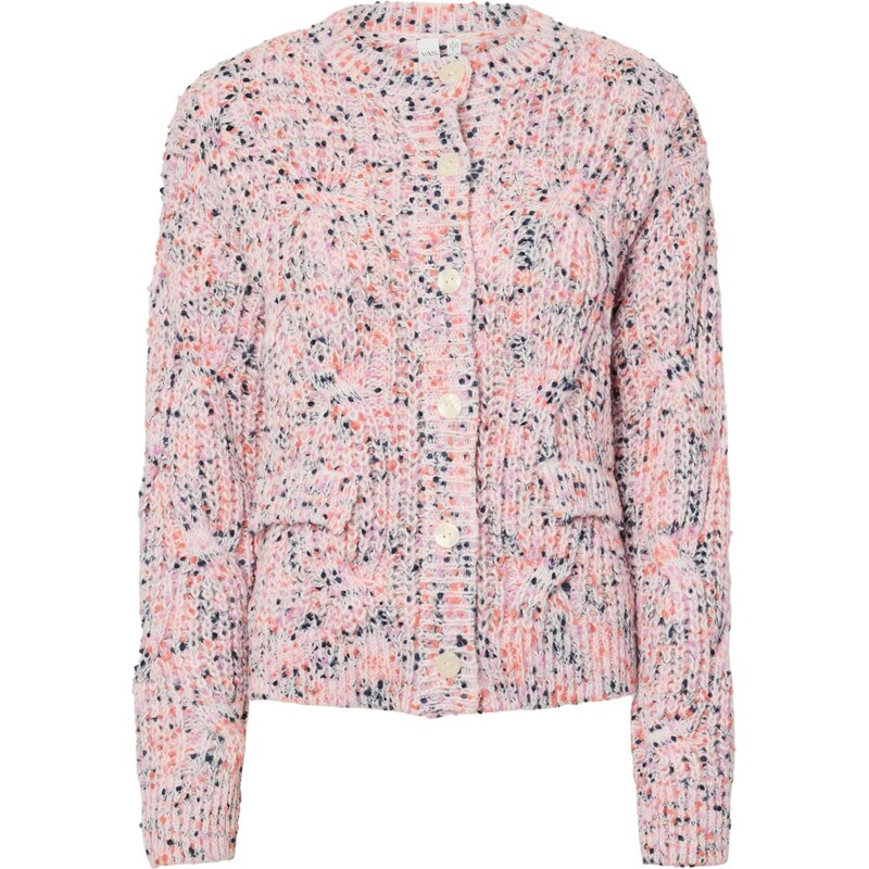 YAS Kardigán YASCONFETTI s ružovými fľakmi 66462456