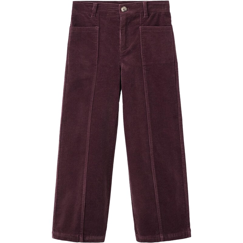 MANGO KIDS Nohavice CRIS bordová 66462509