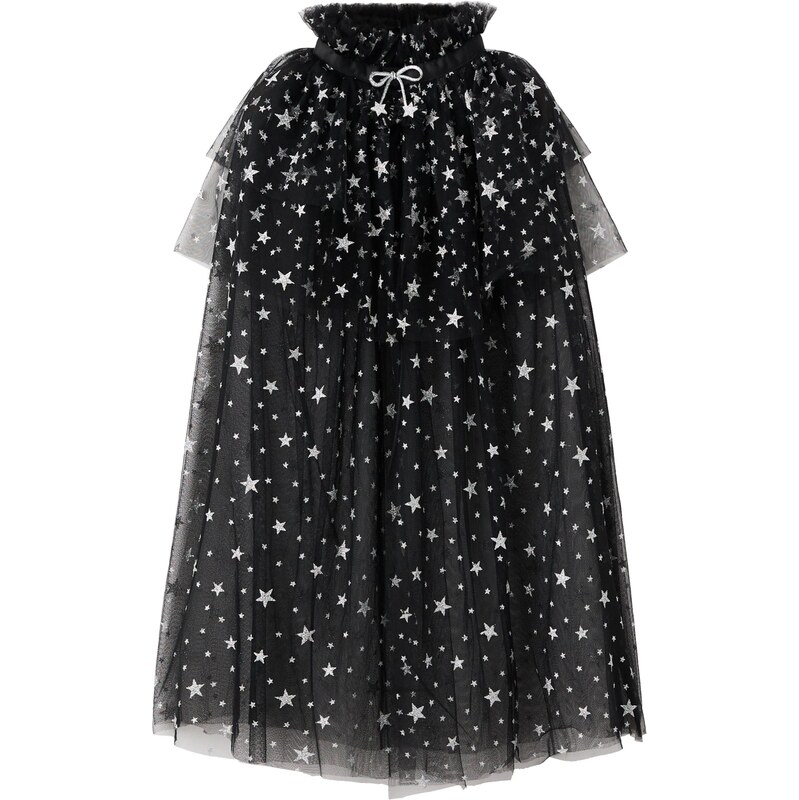 MANGO KIDS Kabát HOCUSC čierna / strieborná 66462516