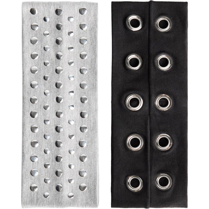 Bershka Bižutéria do vlasov sivá / čierna 66462533