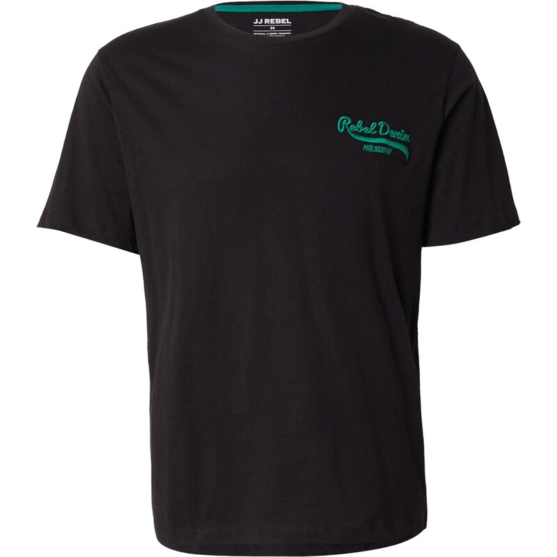 JJ Rebel Tričko JREBKIM smaragdová / čierna 66462577