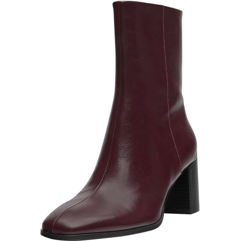 Pull&Bear Členkové čižmy gaštanová 66462581