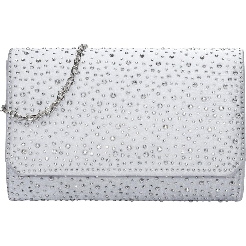 mascara Listová kabelka strieborná 66462686
