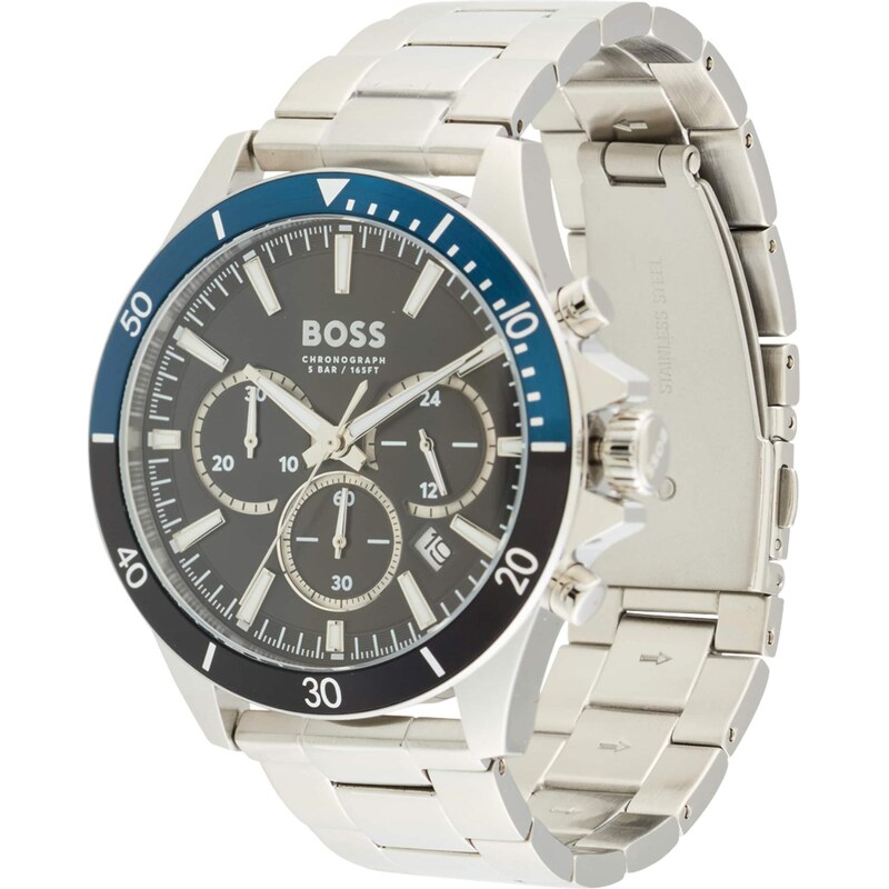 BOSS Analógové hodinky TROPER modrá / čierna / strieborná 66462691