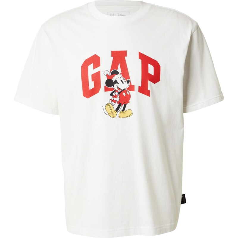 GAP Tričko V-DIS x GAP svetložltá / červená / čierna / biela 66462823