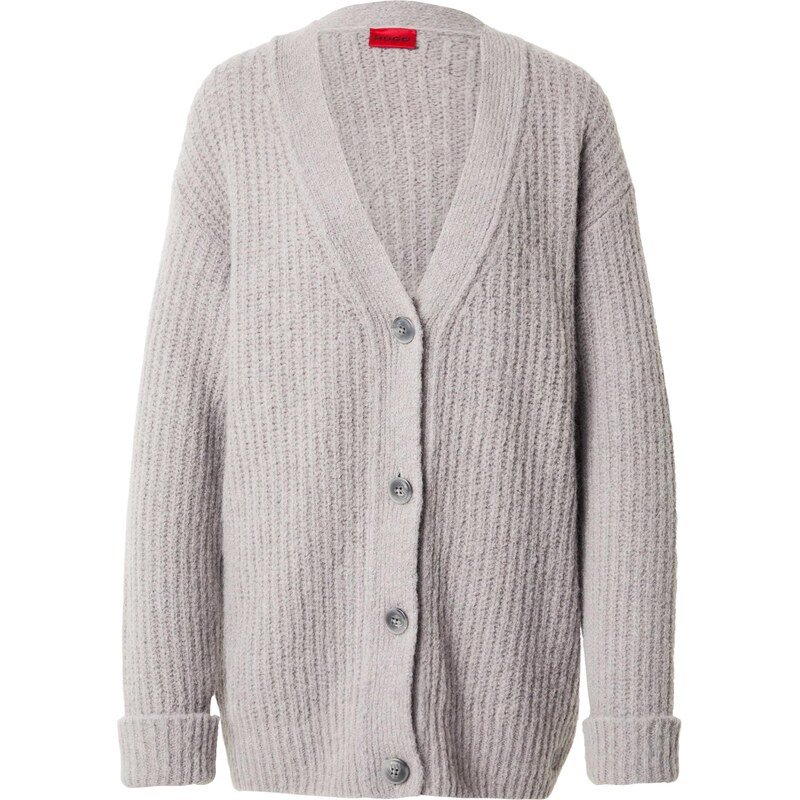 HUGO Kardigán Shent sivá 66462804