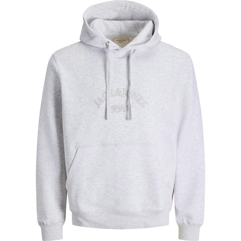 JACK & JONES Mikina JORBLEECKER béžová / biela melírovaná 66462964