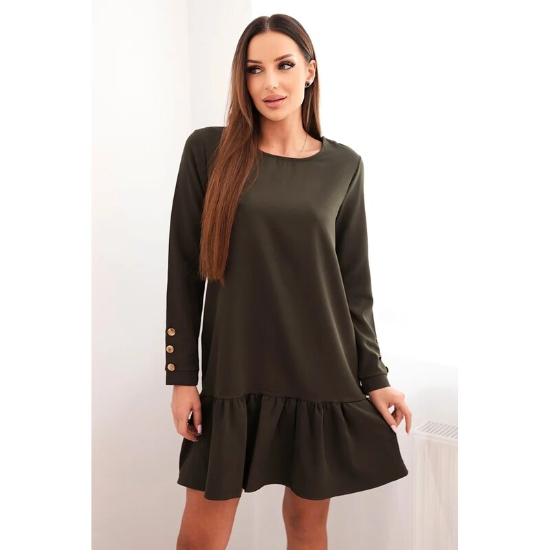 Kesi Šaty s volánem tmavě růžové 66516485