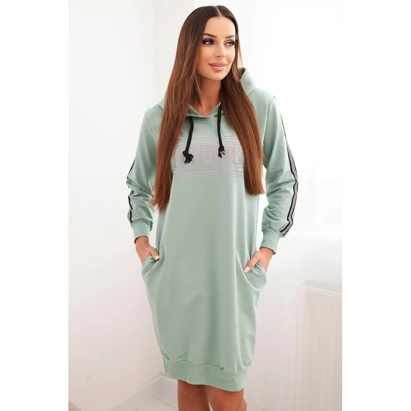 Kesi Šaty s reflexným potiskom čierne 66795859