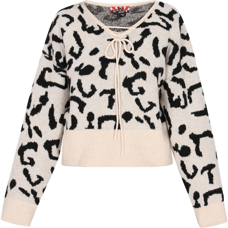 myMo ROCKS Sveter čierna / šedobiela 66461876