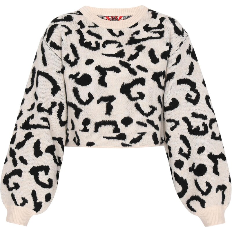 myMo ROCKS Sveter čierna / biela ako vlna 66461875