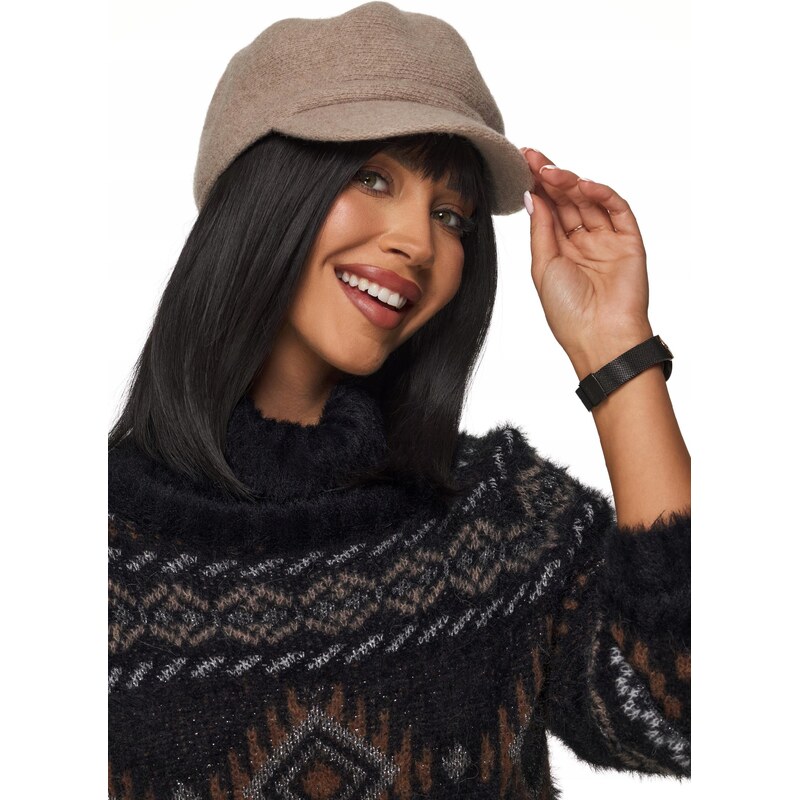 Fashionweek Dámska čiapka s šiltom s prímesou vlny KARR400 66464626