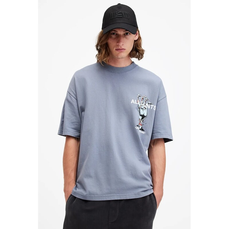 Bavlnené tričko AllSaints UNDERGANG 65039300