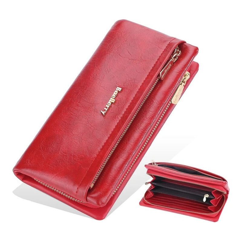 Baellerry Dámska dlhá peňaženka Maona Červená 65229060
