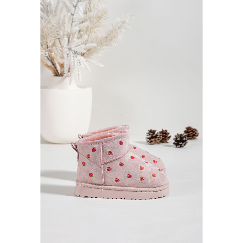 Boto Detské snehule s jahodami ružové Gracina 66469461