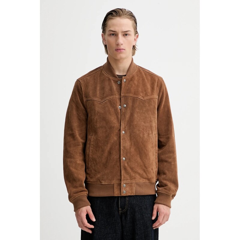 Semišová bunda bomber AllSaints 66374317