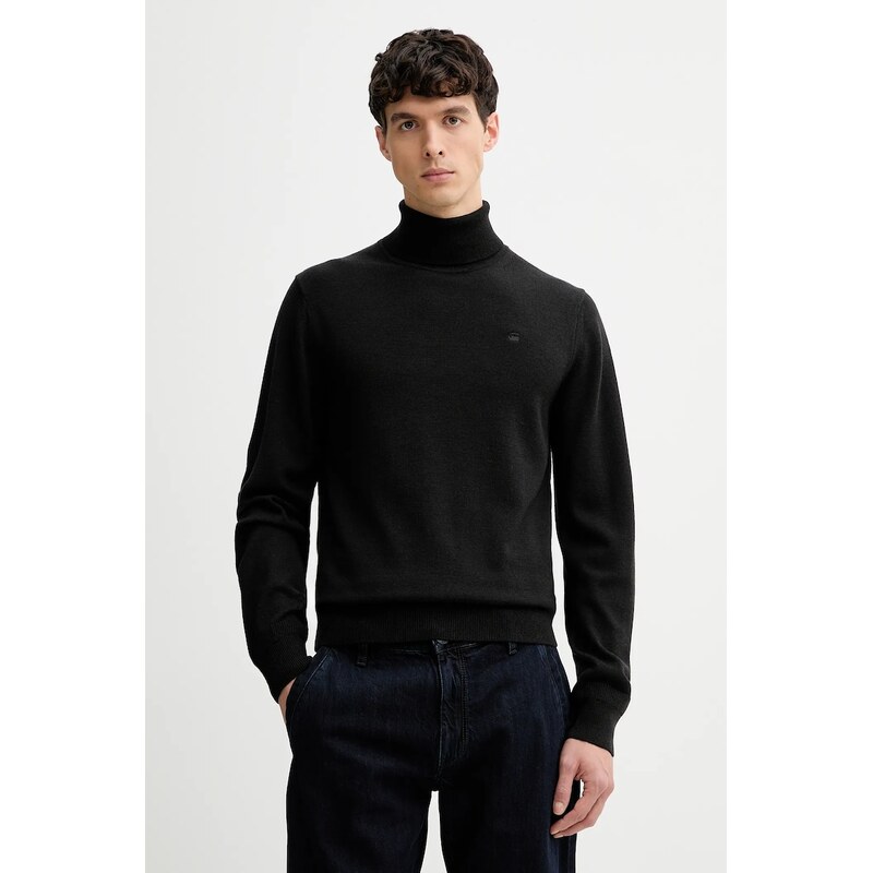 Vlnený sveter G-Star Premium core turtle 66293566