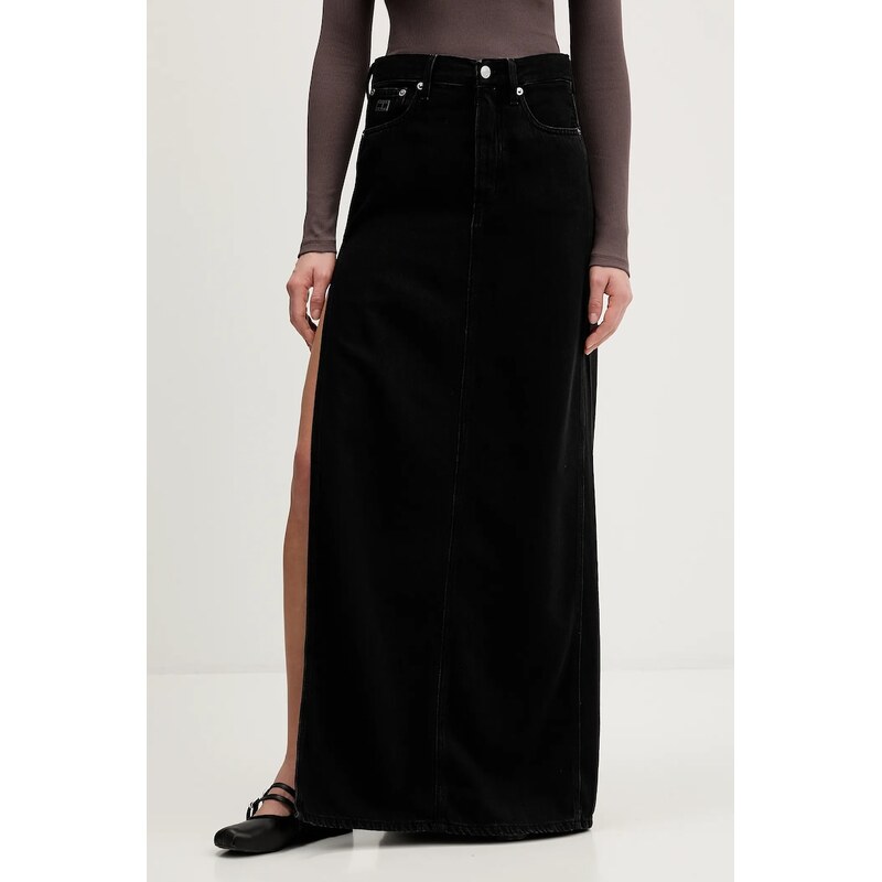 Rifľová sukňa Tommy Jeans 66336827