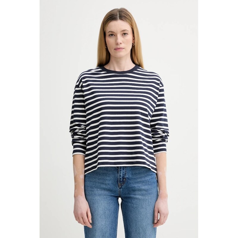 Bavlnené tričko s dlhým rukávom Marc OPolo 66515304