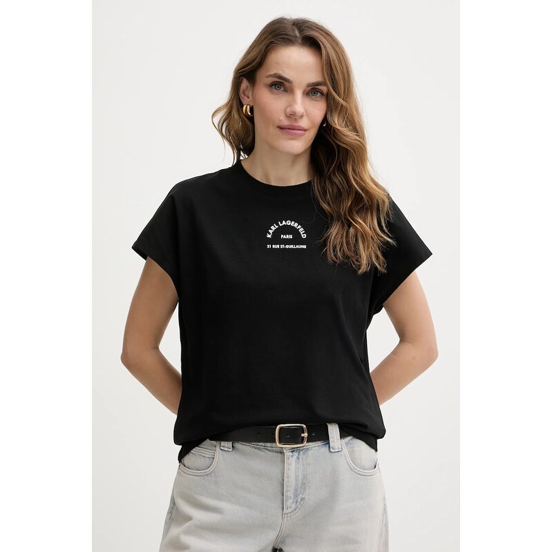 Bavlnené tričko Karl Lagerfeld 66339521