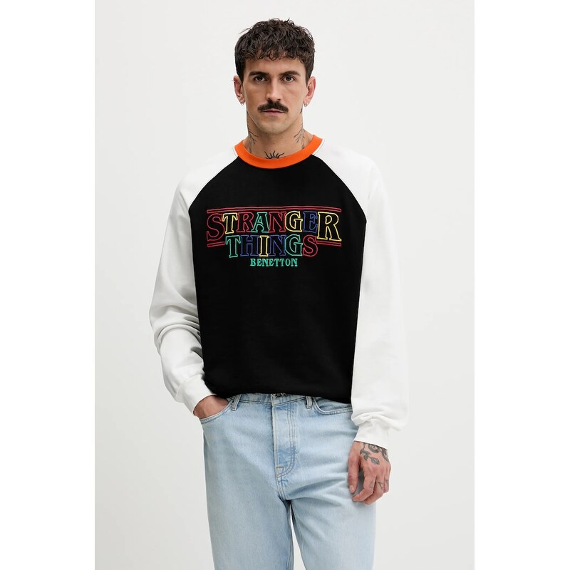 Bavlnená mikina United Colors of Benetton x Stranger Things 66393195
