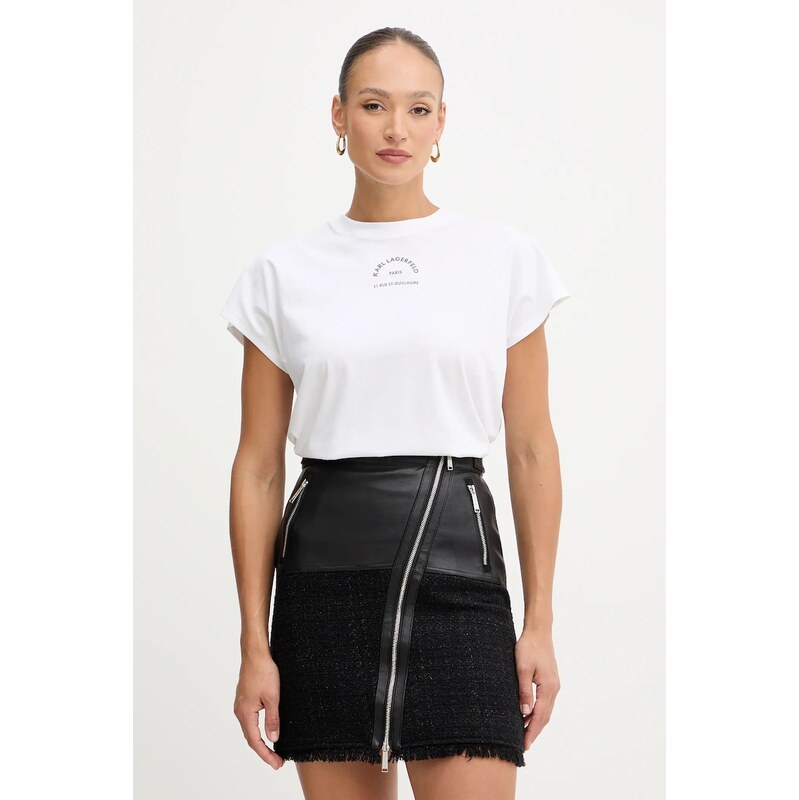 Bavlnené tričko Karl Lagerfeld 66323059