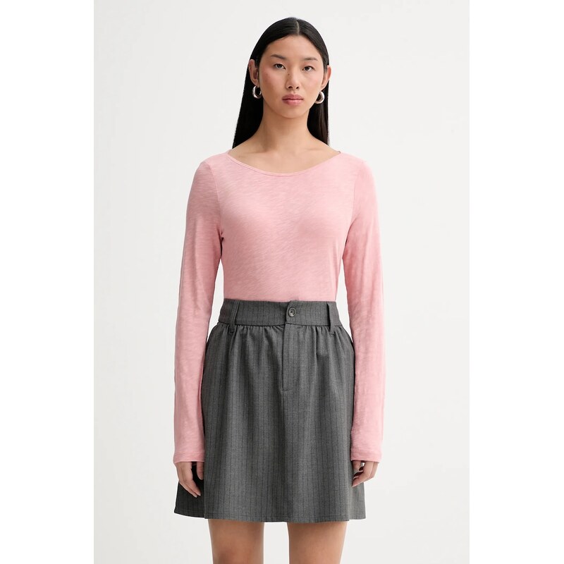 Bavlnené tričko s dlhým rukávom Marc OPolo 66515246