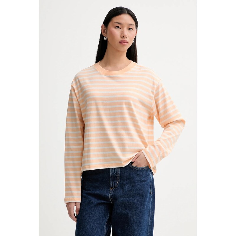 Bavlnené tričko s dlhým rukávom Marc OPolo 66515307