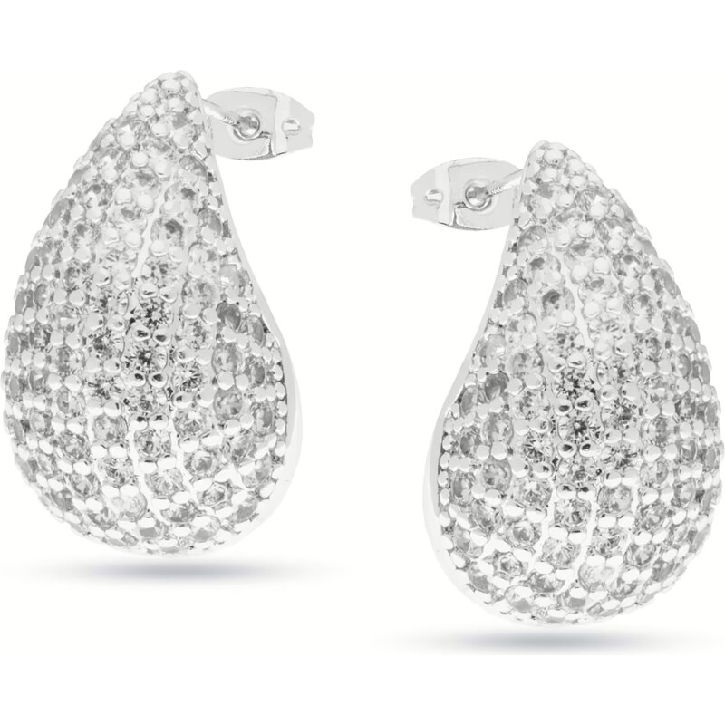 Liu Jo Oceľové náušnice so zirkónmi Tear Drop Essential LJ2718 66596094
