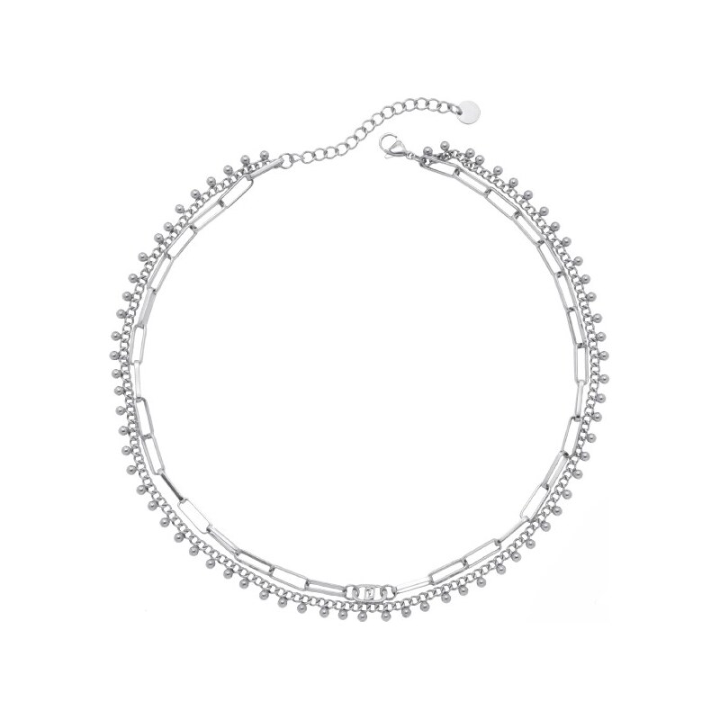 Liu Jo Moderný dvojitý náhrdelník z ocele LJ2998 66596112