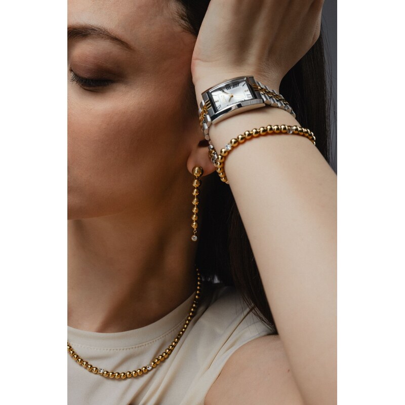 Liu Jo Visiace guličkové náušnice z pozlátenej ocele LJ2984 66596244