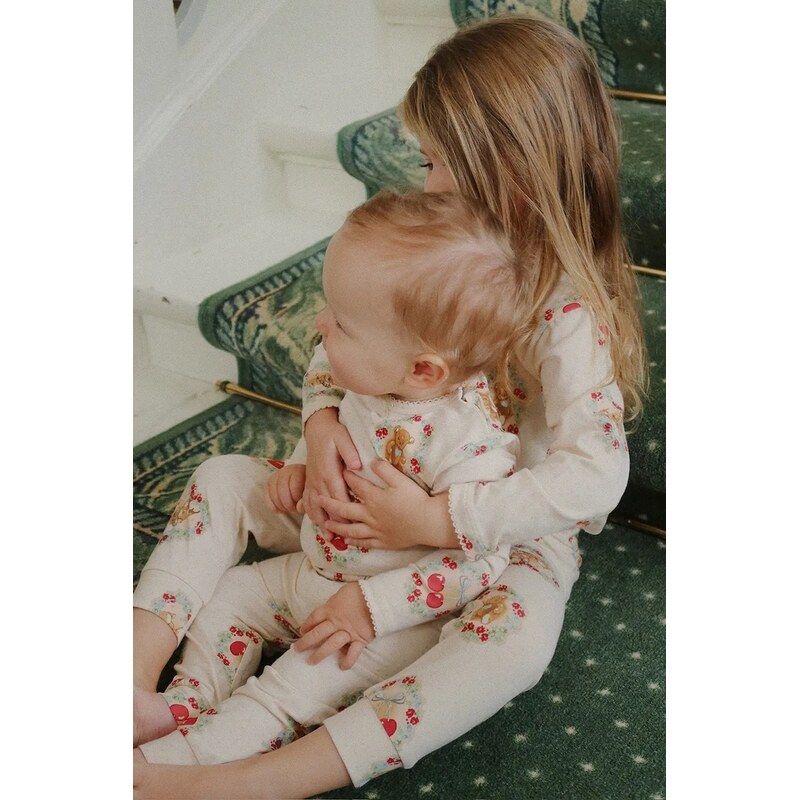 Sada pre bábätká Konges Sløjd BASIC BODY/PANTS SET GOTS 66303296