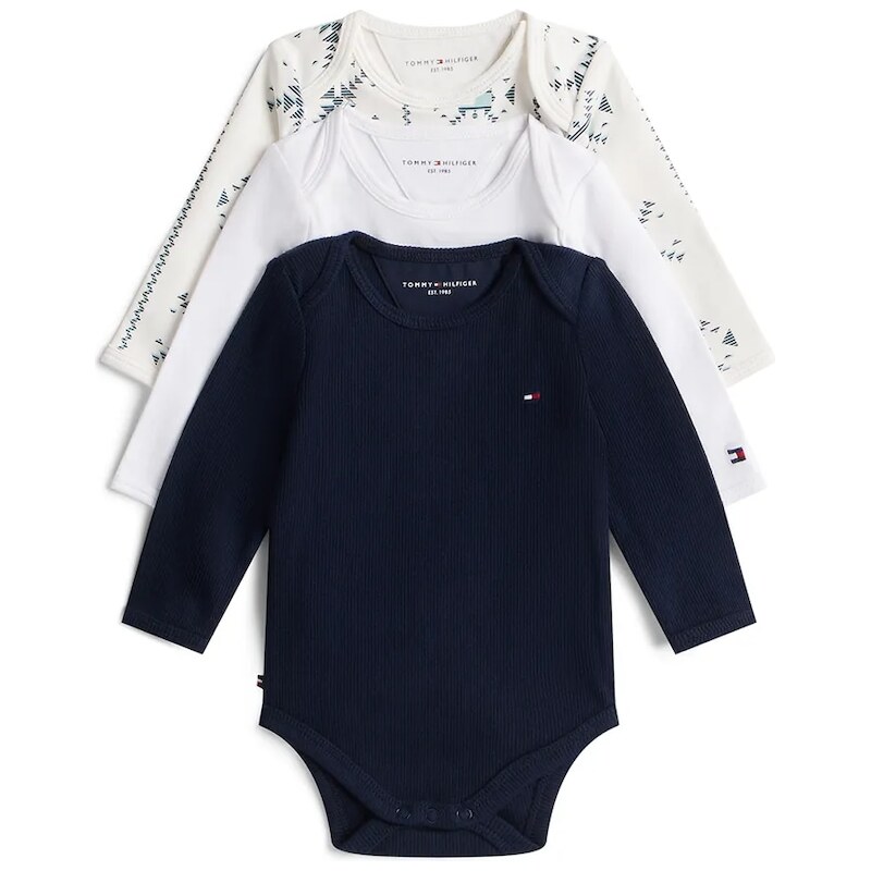 Body pre bábätká Tommy Hilfiger 3-pak 66185315