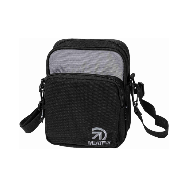 Meatfly pánska taška Hardy Black / Grey 66469897