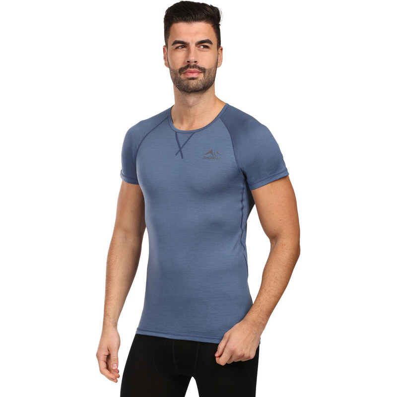 Pánske termo tričko HUSKY MERSA merino modré (HT0-0800) 66382751