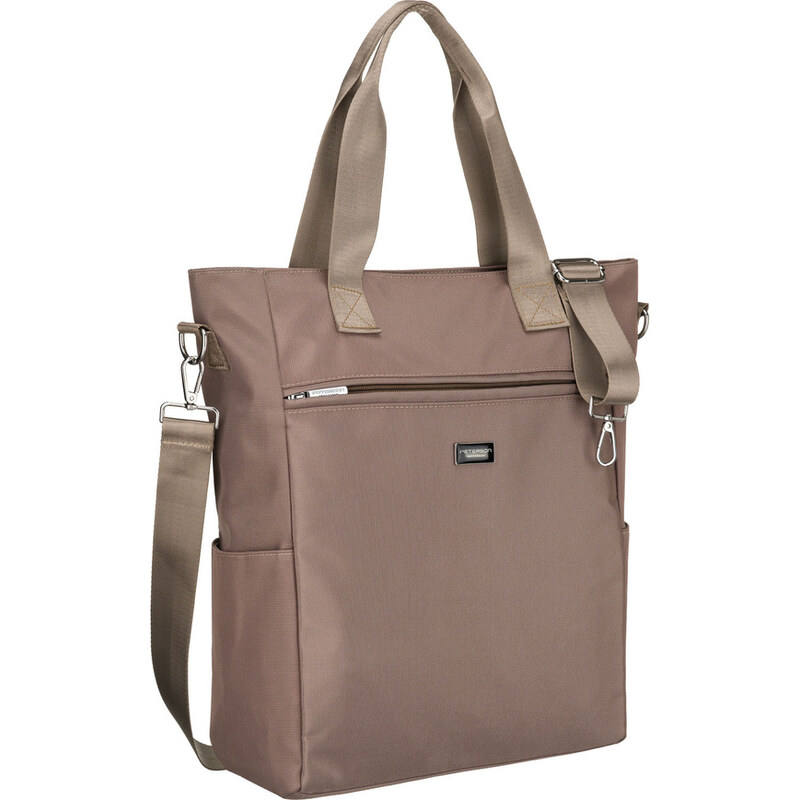 Peterson Béžová dámska shopper taška na uchách s odnímateľným popruhom 66470822