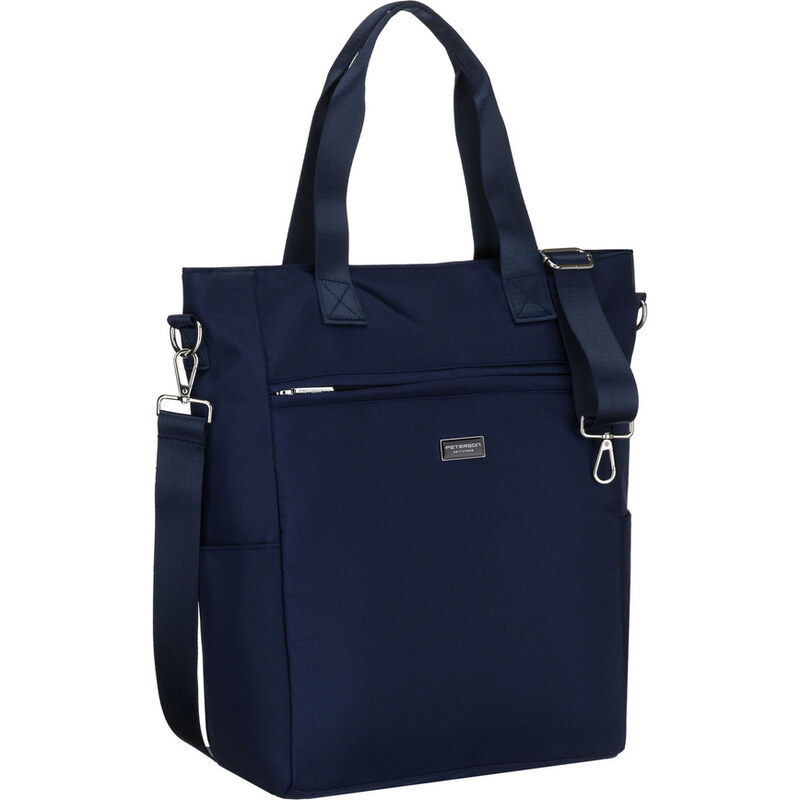 Peterson Dámska granátová shopper taška s jednou komorou a zipsovým 66470824