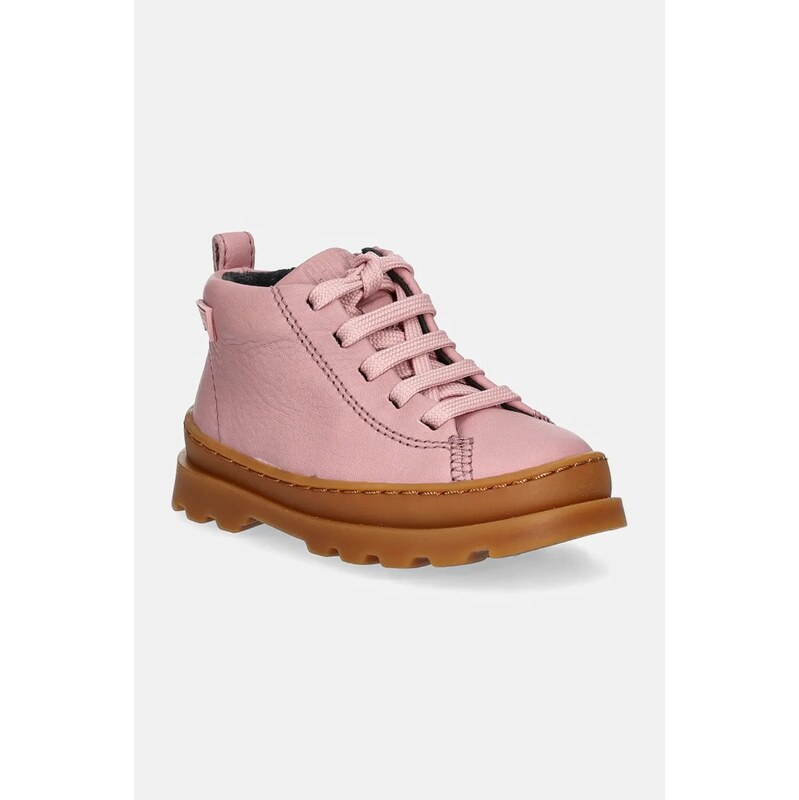 Detské kožené poltopánky Camper Brutus FW 64313581