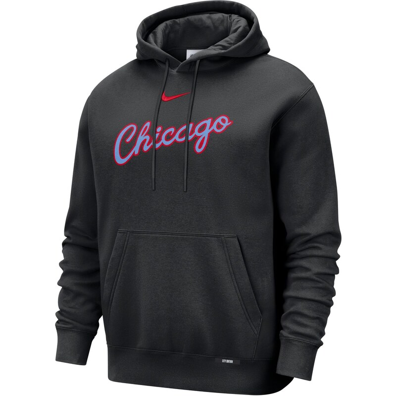 Nike Basketball Club Chicago Bulls City Edition Pull-Over Hoodie - 66471159