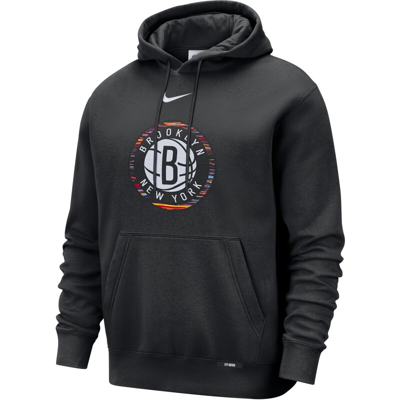 Nike Brooklyn Nets City Edition Club Hoodie - Pánske - Mikina Nike - 66471158