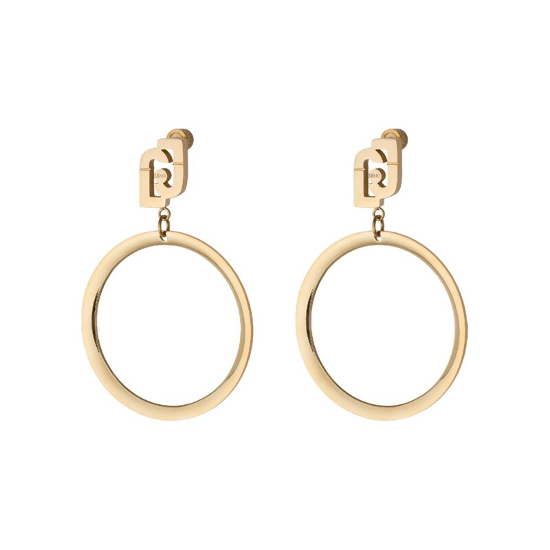 Liu Jo Dlhé pozlátené náušnice z ocele LJ3059 66596111