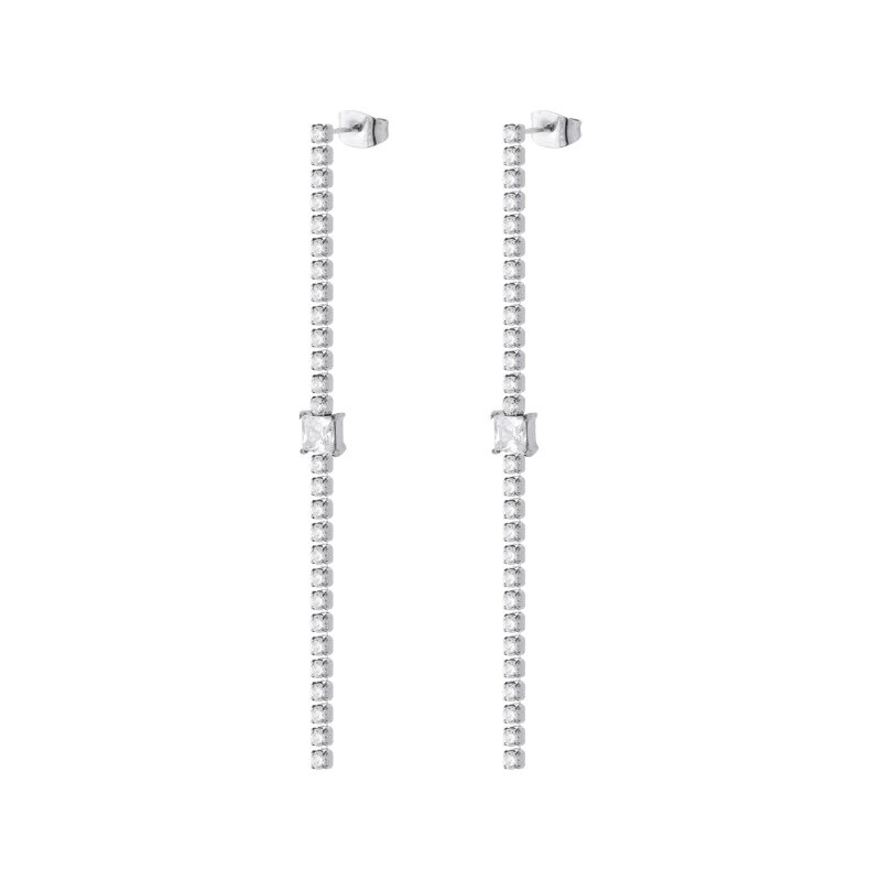 Liu Jo Visiace oceľové náušnice s kryštálmi LJ3032 66596200