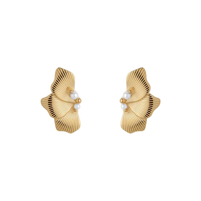 Liu Jo Jedinečné pozlátené náušnice so syntetickými perlami LJ3079 66596266