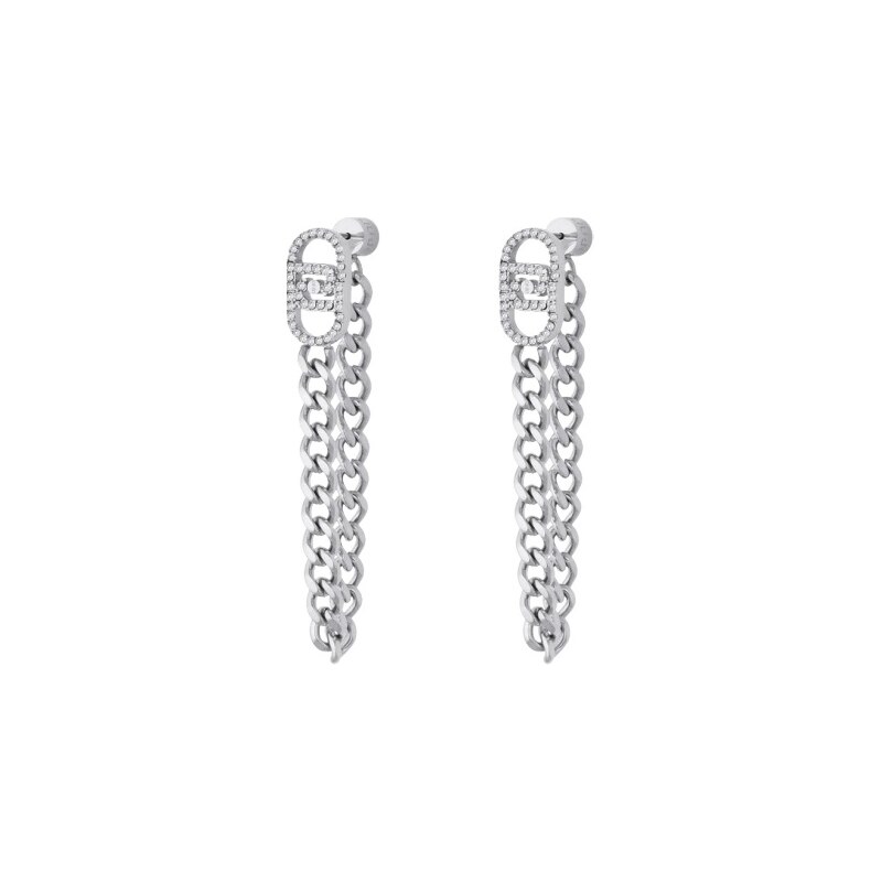 Liu Jo Dlhé oceľové náušnice s visiacimi retiazkami LJ3054 66596264