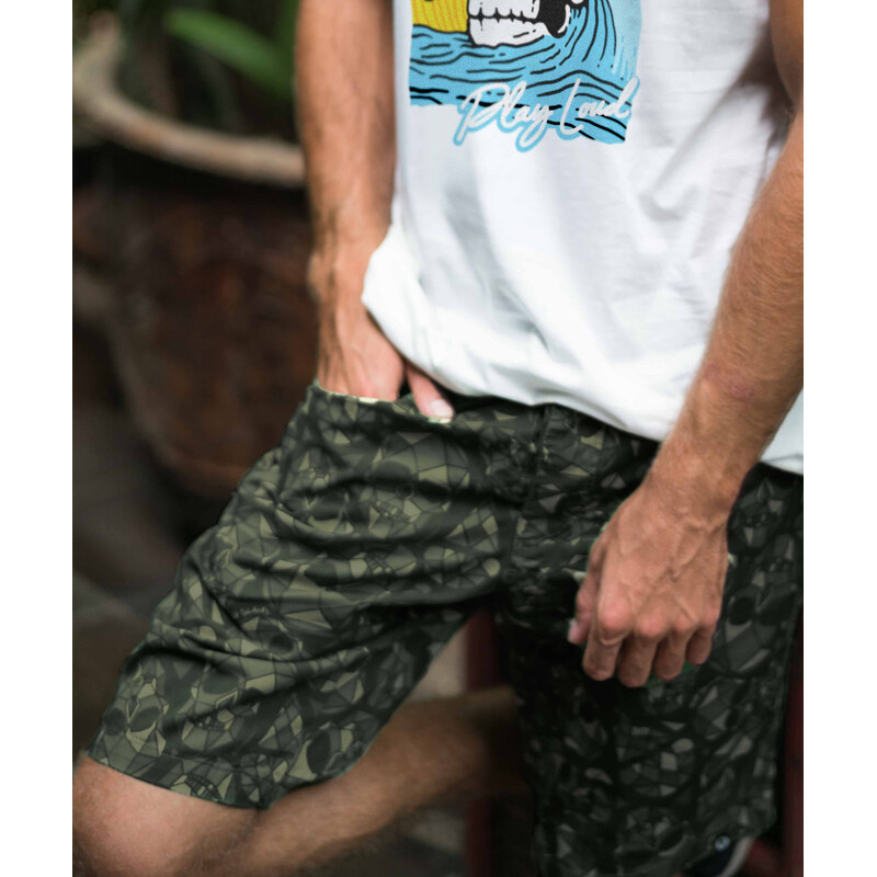 Pánske kraťasy 69SLAM SKULLMOND (MWFSKD-KH) 32 66438342