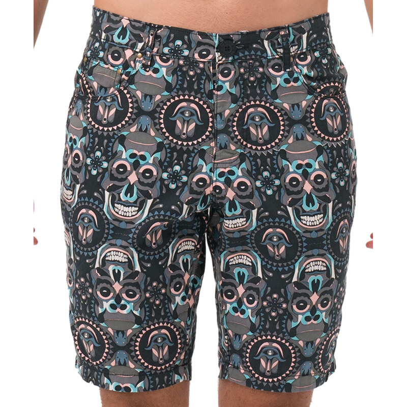 Pánske kraťasy 69SLAM SKULL KONG (MWFKOG-GY) 32 66438344