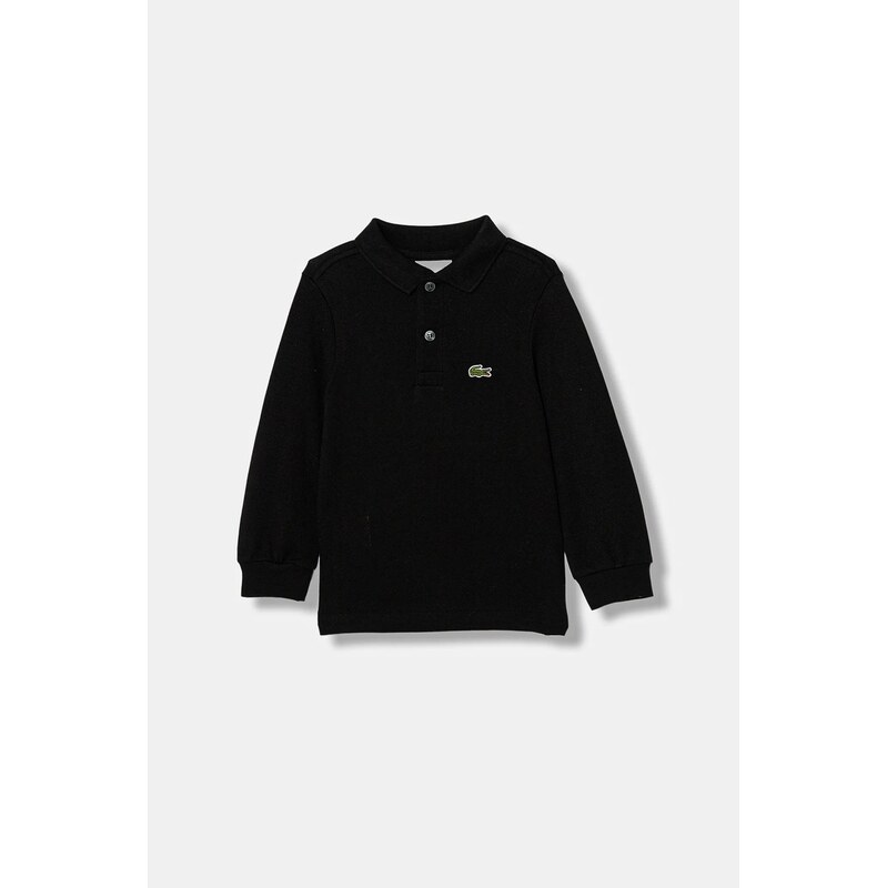 Detská bavlnená košeľa s dlhým rukávom Lacoste 66472787