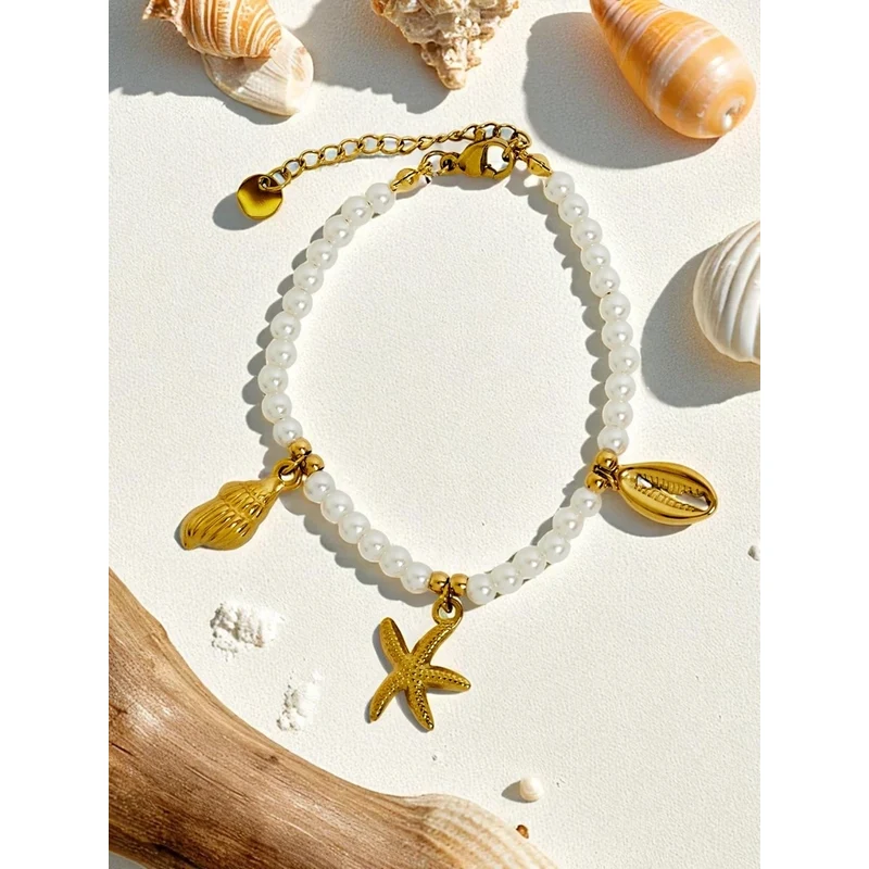Resti Náramok s morskými motívmi a perlami 66472965