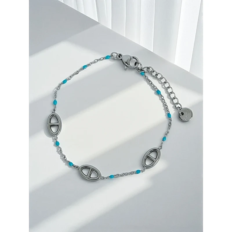 Strieborný náramok s korálkami Resti Aurea Clavis 66472977